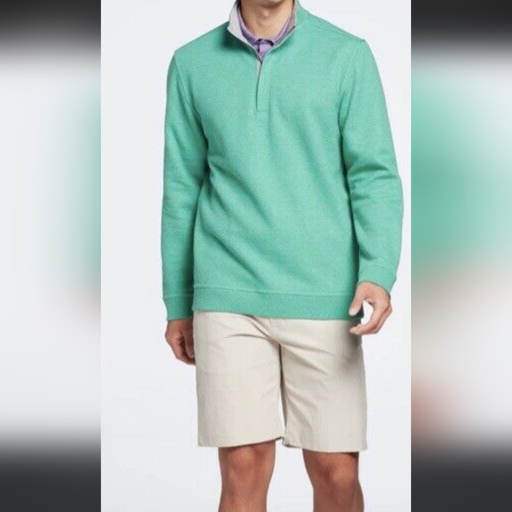 NWT Walter Hagen Perfect 11 pique fleece mid 1/4 zip